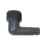 Codo con rosca macho NPT de 3/4″ x espiga (barb) de 1/2″